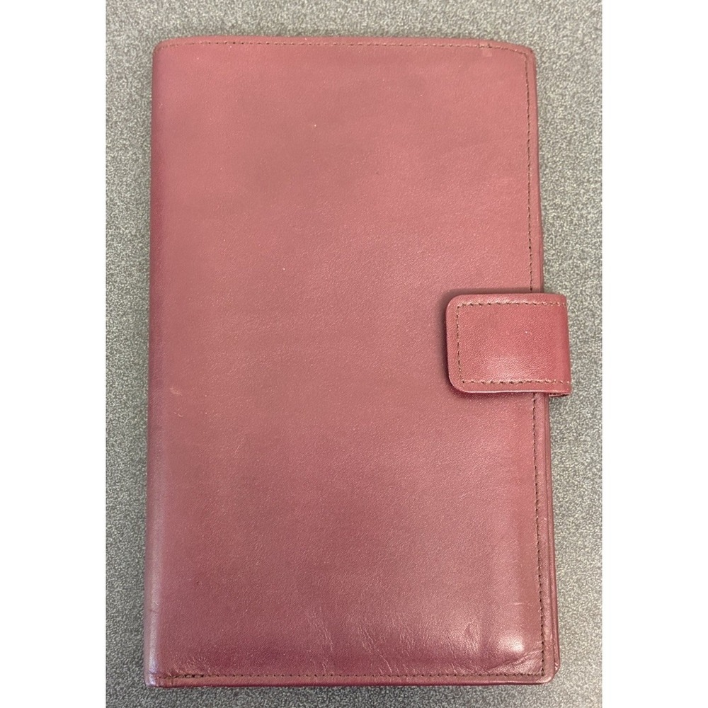 Dopp Collection Butter Soft Calf Leather Wallet Passport Billfold Oxblood Red